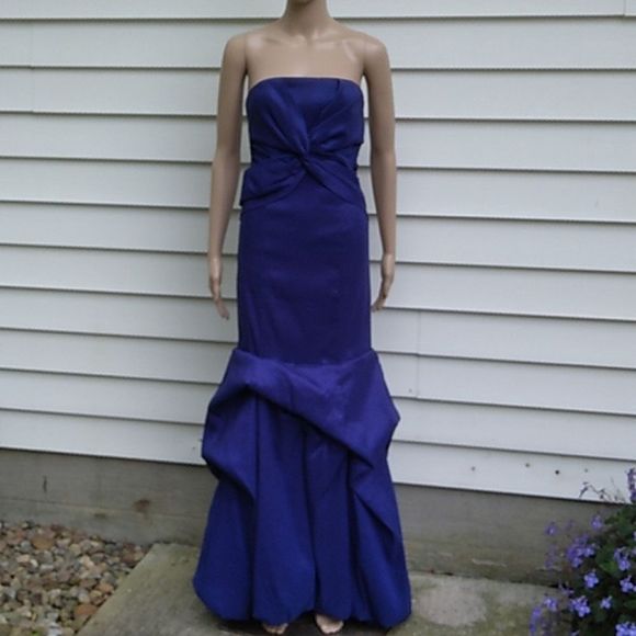 Jessica McClintock strapless long gown for prom or any special occasion. - Picture 2 of 11
